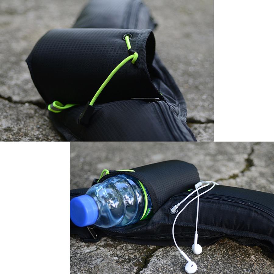 お気にいる ランニングポーチ ペットボトル 水分補給 ウェストバッグ ジョギングバッグ スマホ 防水 軽量 ウォーキングバッグ レディース メンズ Whitesforracialequity Org