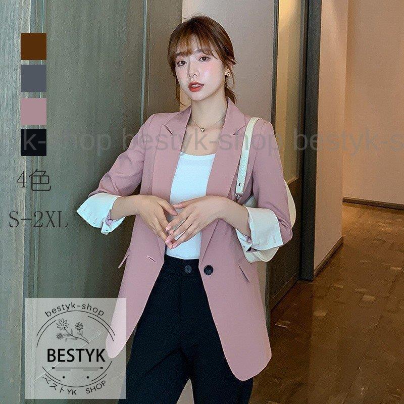 韓国風スーツ レディース スーツジャケット黒 切り替え ジャケット ロング丈 テーラードジャケット 30代 40代 フォーマルスーツ カジュアル ビジネス 上着 通勤 B0124 Rrzz411 ベストyk Shop 通販 Yahoo ショッピング