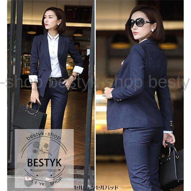 期間限定特価 2タイプ セット レディース スーツ スカート フォー ブルー ブラック 無地 ストライプ 洗える 大きいサイズあり パンツ パンツ スーツ サイズ S Www Oroagri Eu