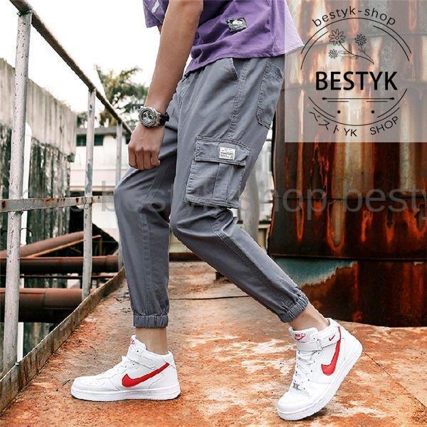 経典ブランド 予約販売 カーゴパンツ メンズ ミリタリーパンツ コットンパンツ テーパードパンツ ウエストゴム リブパンツ ミリタリーファッション 春夏 Tony Browning Nz