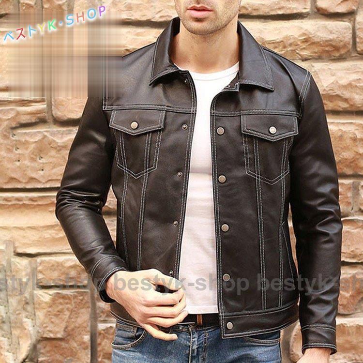 メンズ革ジャン 本革 秋冬 レザージャケット ライダースジャケット ヴィンテージ おしゃれ バイクウェア シングル 男性用 上品 防寒防風 Be1227 Afnz235 ベストyk Shop 通販 Yahoo ショッピング