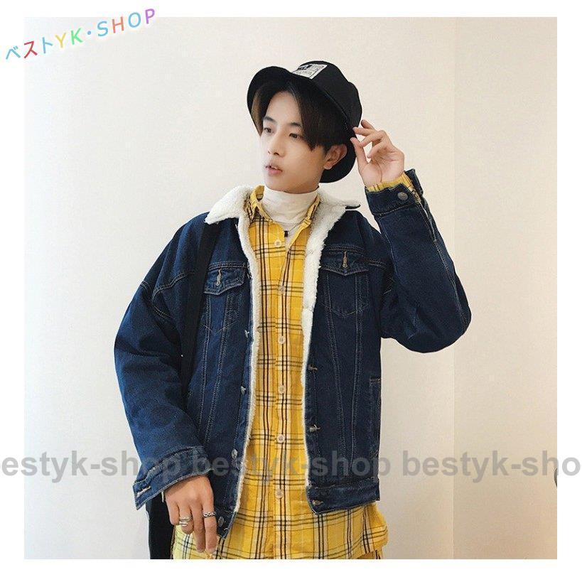 ファッションの 折り襟 春秋 Gジャン ジャンパー 裏起毛 デニムジャケット メンズ アウター ブルゾン カジュアル 大きいサイズ デニムコート ストリート Gジャン デニム カラー B Missaliciarenee Com