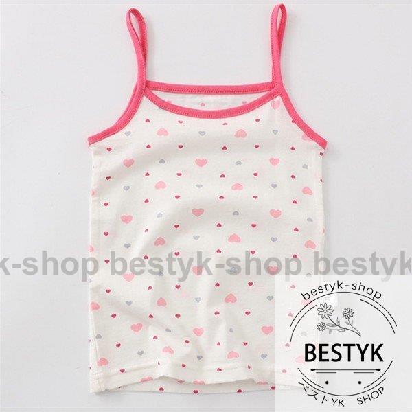 キッズ 子供服 タンクトップ 女の子 ノースリーブ インナー ジュニア ガールズ 100cm ピンク 格安激安 トップス 1cm 韓国子供服 140cm 130cm 110cm
