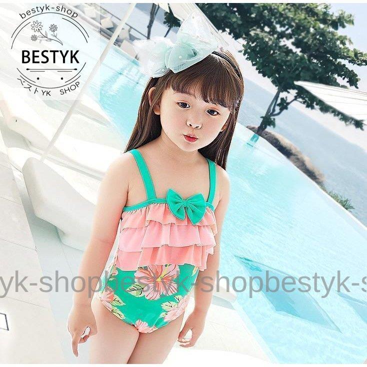 キッズ 女の子 水着 ワンピース 花柄 フリル 胸元リボン スカート 温泉 海 プール 水泳 スイミング スイムウェア 水遊び 海水浴 可愛い キュート 子供用 女児 女 Fcabrprhl6 Godawaripowerispat Com