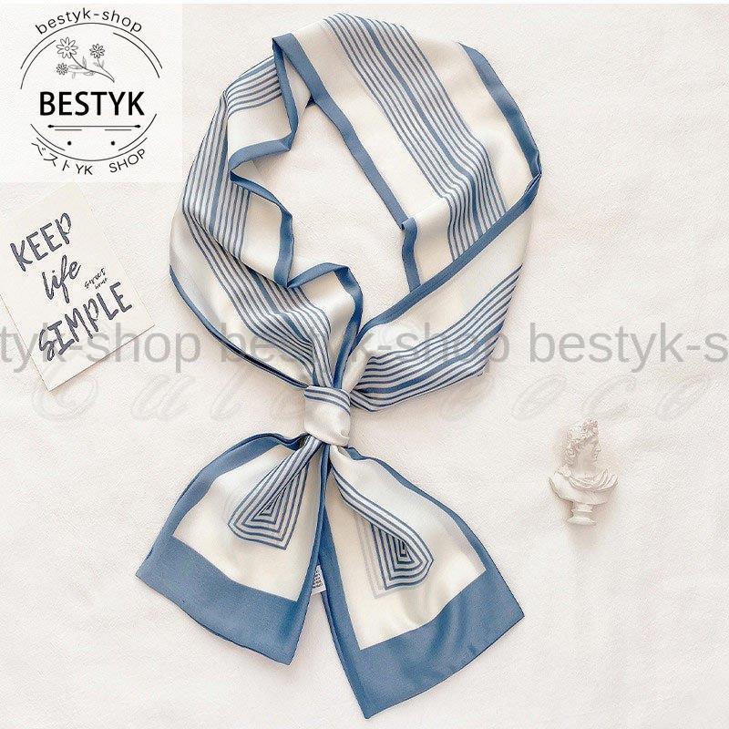 スカーフ レディース ロングスカーフ バンダナ ベルト カバン巻き 首巻き 手首巻き シルクタッチ 多機能 アクセサリー 贈り物 春夏秋 おしゃれ Beg Ctcb3 ベストyk Shop 通販 Yahoo ショッピング