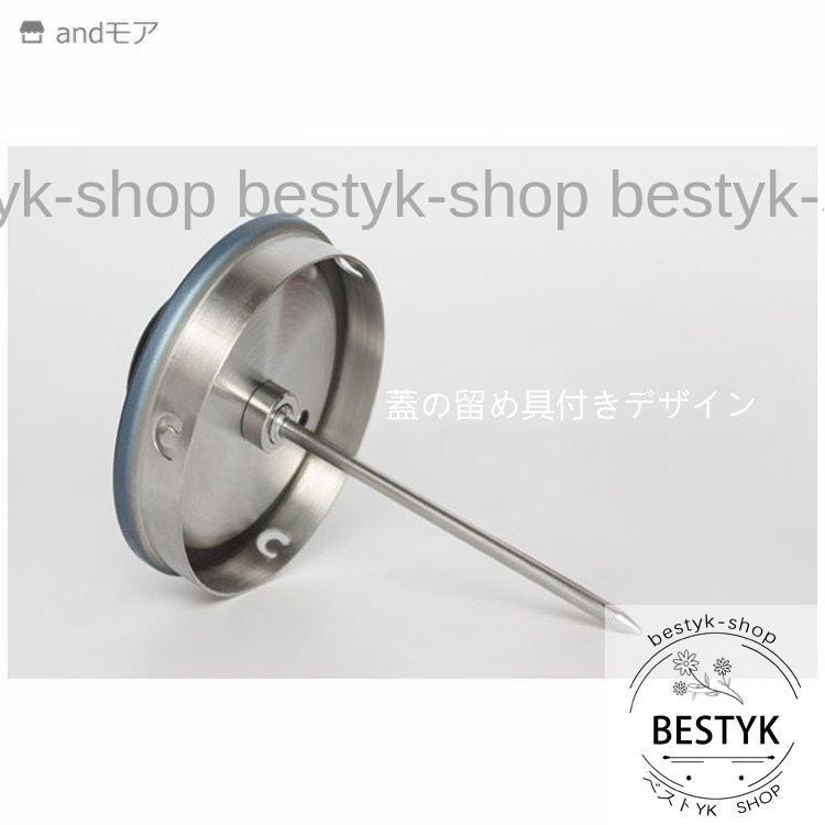 コーヒーポット目盛り付き細口細いネック家庭用　ふた付き木製取っ手トリップ式器具｜bestyk-shop｜11