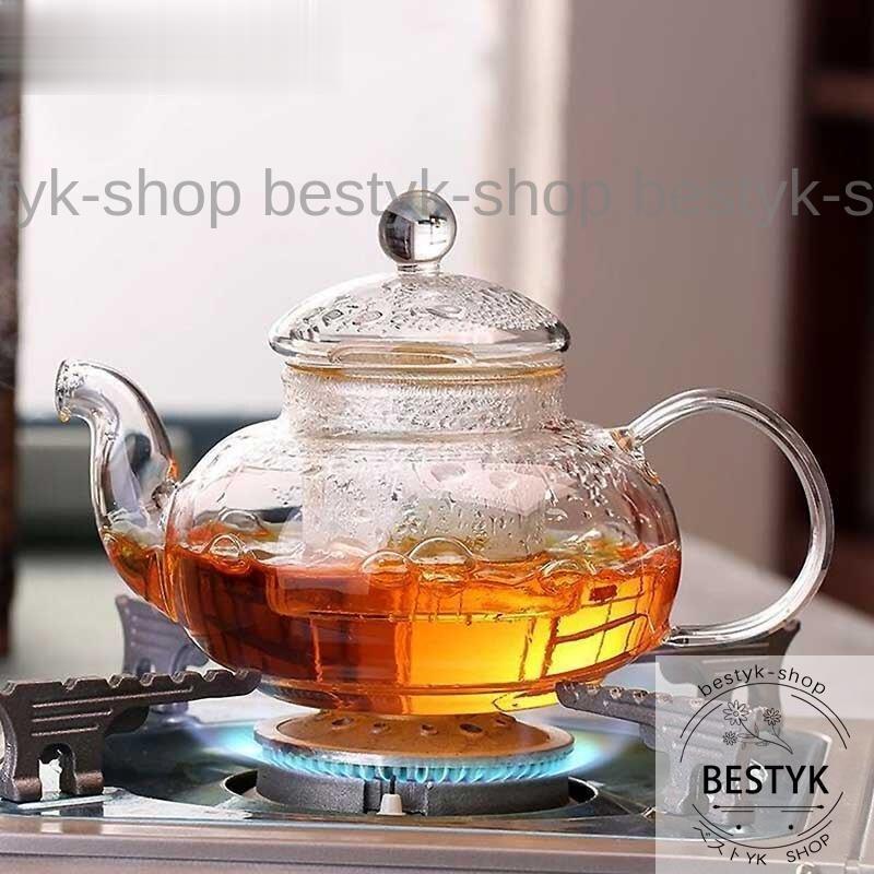 ティーポット 耐熱ガラス ティーカップ お茶 茶器 急須 茶瓶 フラワーティー ハーブティー 緑茶 紅茶