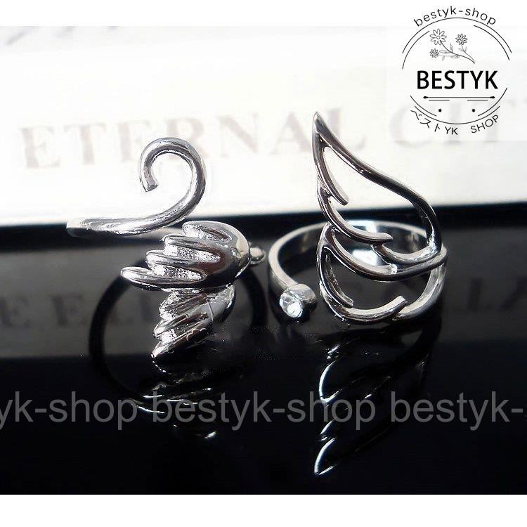 ペアリング 指輪 男性用 女性用 レディース メンズ つばさ 羽 おしゃれリング ストーン 男女ペア アクセサリー 雑貨 小物 プレゼント お揃い Bh3 Miql118 ベストyk Shop 通販 Yahoo ショッピング