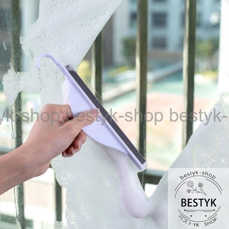 水切りワイパー お風呂 スキージー 掃除用品 コンパクト 浴室 壁 窓 鏡 ミラー ガラス掃除 引っ掛け フック シンプル おしゃれ お掃除  :bhy-ttzk94:ベストYK・SHOP 通販 