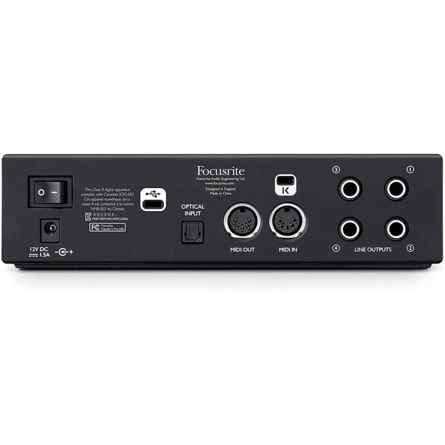 CLARETT 2 Pre USB / オーディオインターフェイス 10イン/4アウト 