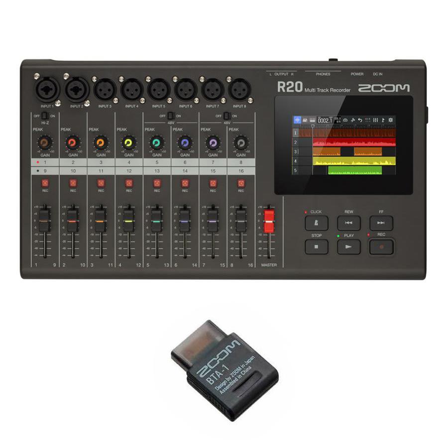 配信機器・PA機器・レコーディング機器 ZOOM R20 & BTA-1 R20 Multi Track Recorder | Buy Now | ZOOM