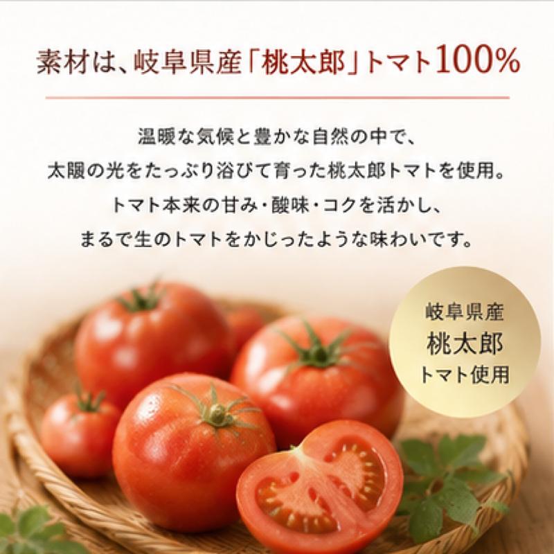 トマトジュース 無塩 ストレート 岐阜県加茂郡東白川村 無塩甘口 とまとのまんま 720ml×6本 食塩無添加 国産トマトジュース 100％ とまとジュース 岐阜 爆買 | ふるさと企画 | 01