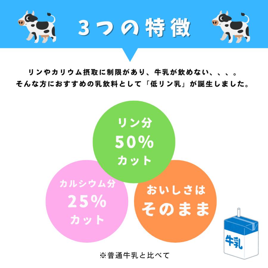 低リン乳 125ml×24本入り 低リンミルク 低カリウム いかるが牛乳 | ブランド登録なし | 03