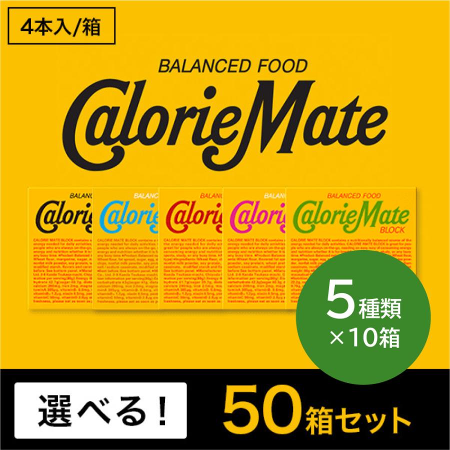 大塚製薬 カロリーメイト ブロック 選べる50箱セット(5種類×各10 大塚製薬 カロリーメイト ブロック 選べる50箱セット(5種類×各10