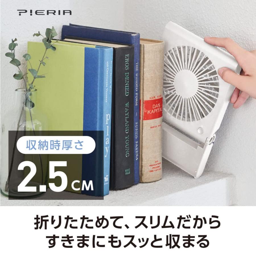 在庫品 ドウシシャ 卓上扇風機 スリムコンパクトファン 3電源 AC USB