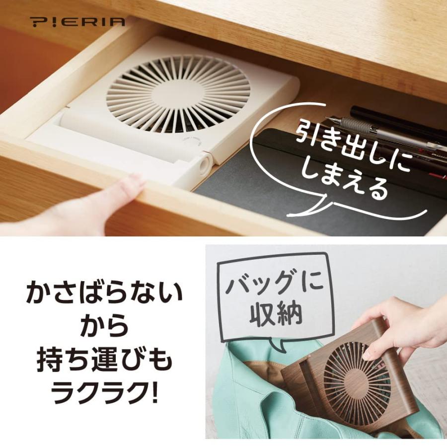 在庫品 ドウシシャ 卓上扇風機 スリムコンパクトファン 3電源 AC USB