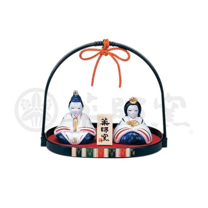 染錦手籠雛 (小手籠付) [高さ:男5.5cm女5cm] | 雛祭り