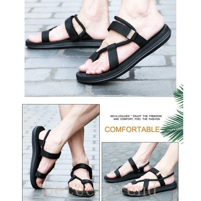 ランキング上位のプレゼント サンダル サンダル滑り止めビーチサンダル歩きやすい サンダルメンズシューズスリッパビーチサンダルカジュアル大人夏紳士用お洒落オシャレルームシューズアウトドア靴父の日 Www Threeriversofs Com