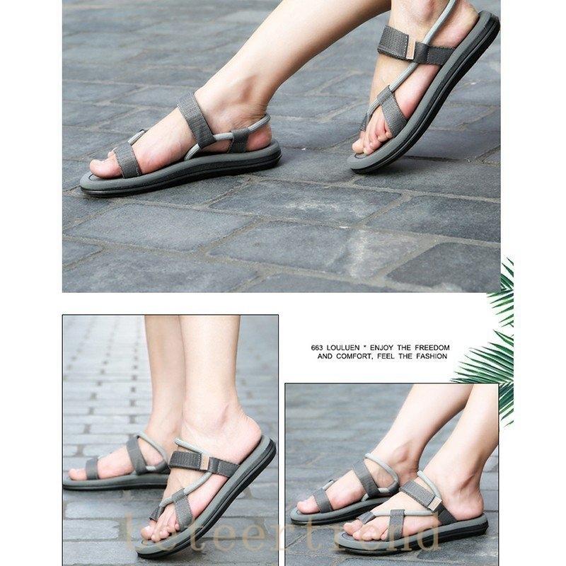 ランキング上位のプレゼント サンダル サンダル滑り止めビーチサンダル歩きやすい サンダルメンズシューズスリッパビーチサンダルカジュアル大人夏紳士用お洒落オシャレルームシューズアウトドア靴父の日 Www Threeriversofs Com
