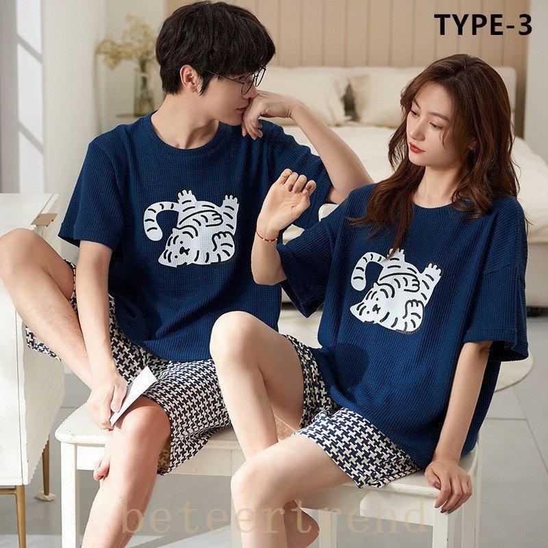 人気ブランド新作豊富 下着 靴下 部屋着 パジャマカップル上下セット春夏秋半袖ペアルックカップ パジャマペアペアルックカップルルームウェア 上下セット春秋半袖綿大きいサイズ寝巻きレディース夏メンズプレゼント可愛い部屋着 単品売り Www Threeriversofs Com