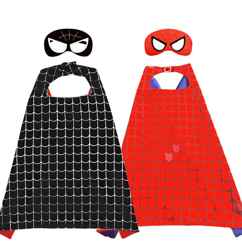 ハロウィン 衣装 子供 マント マスク 2点セット アベンジャーズ 風 アイアンマン スパイダーマン 風 子供 子ども用 人気 コスプレ 仮装 コスチューム