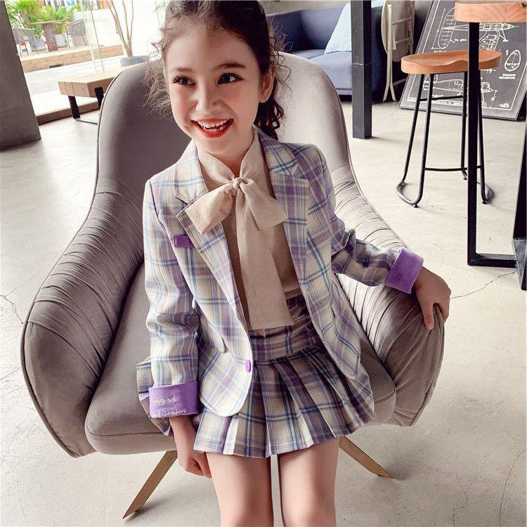 入学式 スーツ 女の子 卒園式 子供服 フォーマルスーツ ジャケット スカート ブラウス チェック柄 七五三 発表会 カジュアル 100 110 120 130 140 150 160cm :22ettz90:BETHEL SANEI 通販 チェック柄スーツジャケット 2点セット 卒園式 入学式 120cm