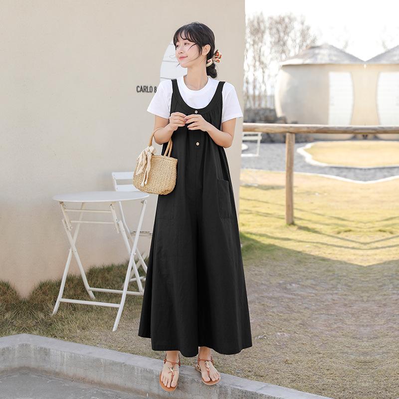 サロペット オールインワン レディース 薄手 ゆるシルエット ゆったり 体型カバー ボトムス 春 夏 ワイドパンツ黒 着痩せ 通勤 カジュアル hWslRmW28Q, ファッション - bballgolf.com サロペット オールインワン レディース 薄手 ゆるシルエット ゆったり 体型カバー ボトムス 春 夏 ワイドパンツ黒 着痩せ 通勤 カジュアル hWslRmW28Q, ファッション - bballgolf.com