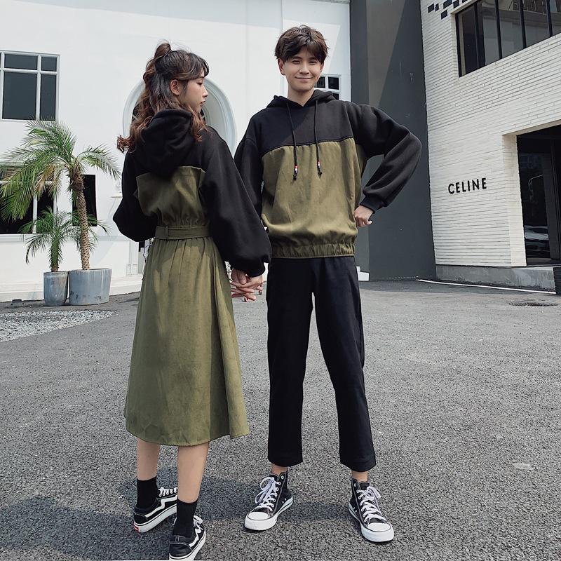 ペアルック パーカー 秋冬春 カップル トレーナー お揃い プレゼント メンズ パーカーワンピース 最大72 Offクーポン