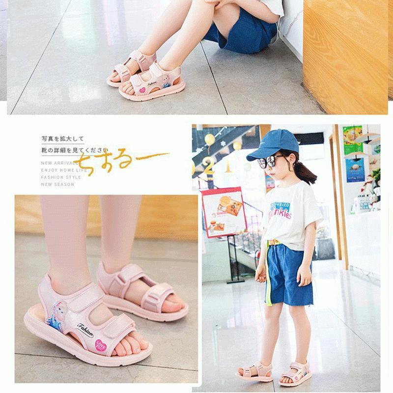 キッズ サンダル 女 女の子 子供 子ども リボン スポーツサンダル ビーチサンダル かわいい おしゃれ 歩きやすい サイズ調節可送料無料 21年製