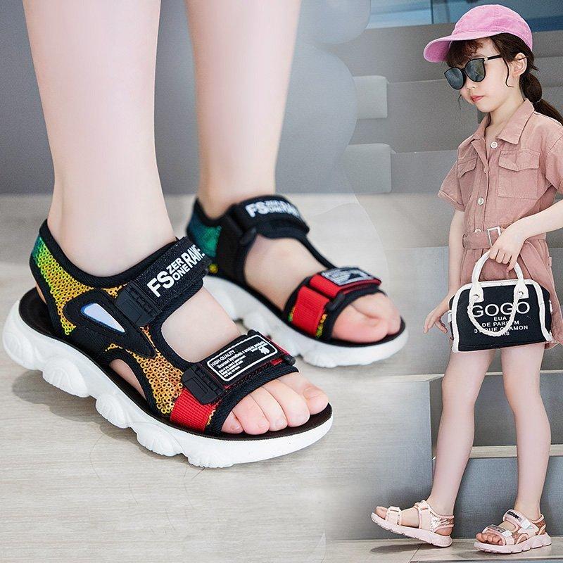 かわいい キッズ サンダル 女 女の子 子供 子ども リボン スポーツサンダル ビーチサンダル かわいい おしゃれ 歩きやすい サイズ調節可送料無料 Aynaelda Com