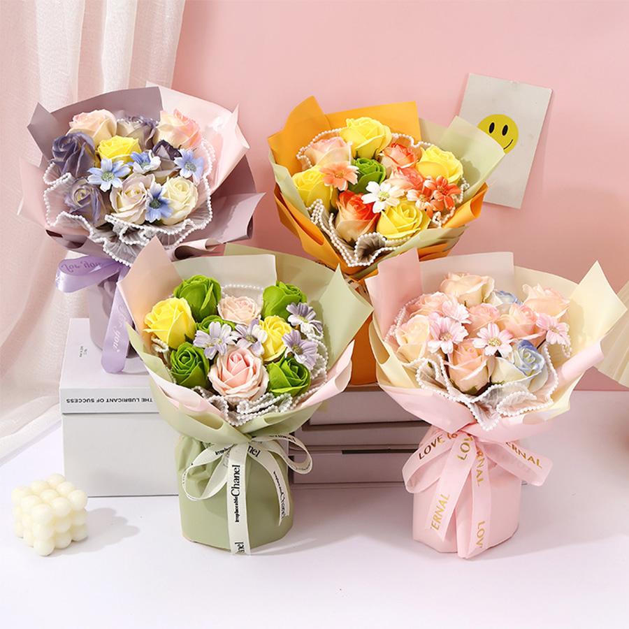 ソープフラワー 花束 母の日 花 ギフト 結婚式 バラ お祝い 退職 発表会 結婚祝い 退職祝い 送別会 入学 卒業 先生 先輩 入園式 入学式 送料無料（Yahoo!・BETHEL SANEI）