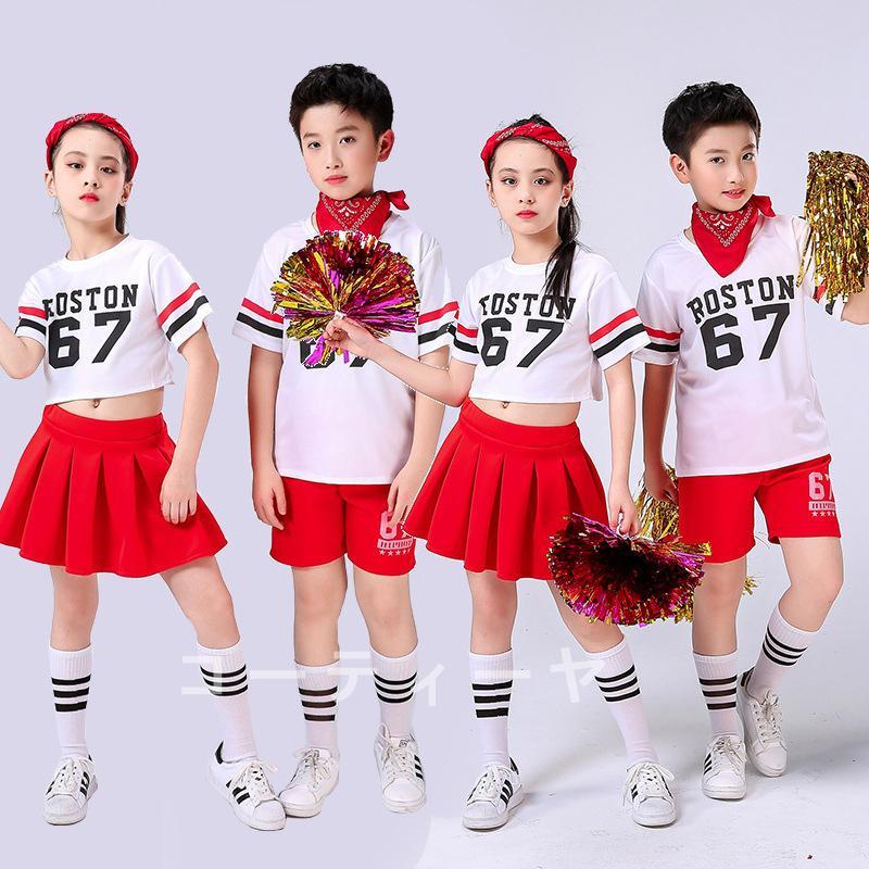 子供 チアガール衣装 ダンス衣装 キッズ チア 女の子 男の子