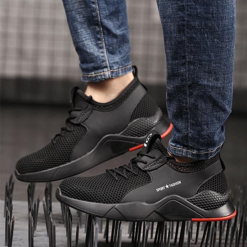 即発送可能 夏 作業靴 おしゃれ 新品 レディース メンズ 大きいサイズ 滑り止め 通気 軽量 作業用品 スニーカー 男女兼用 安全靴 つま先保護 Discoversvg Com