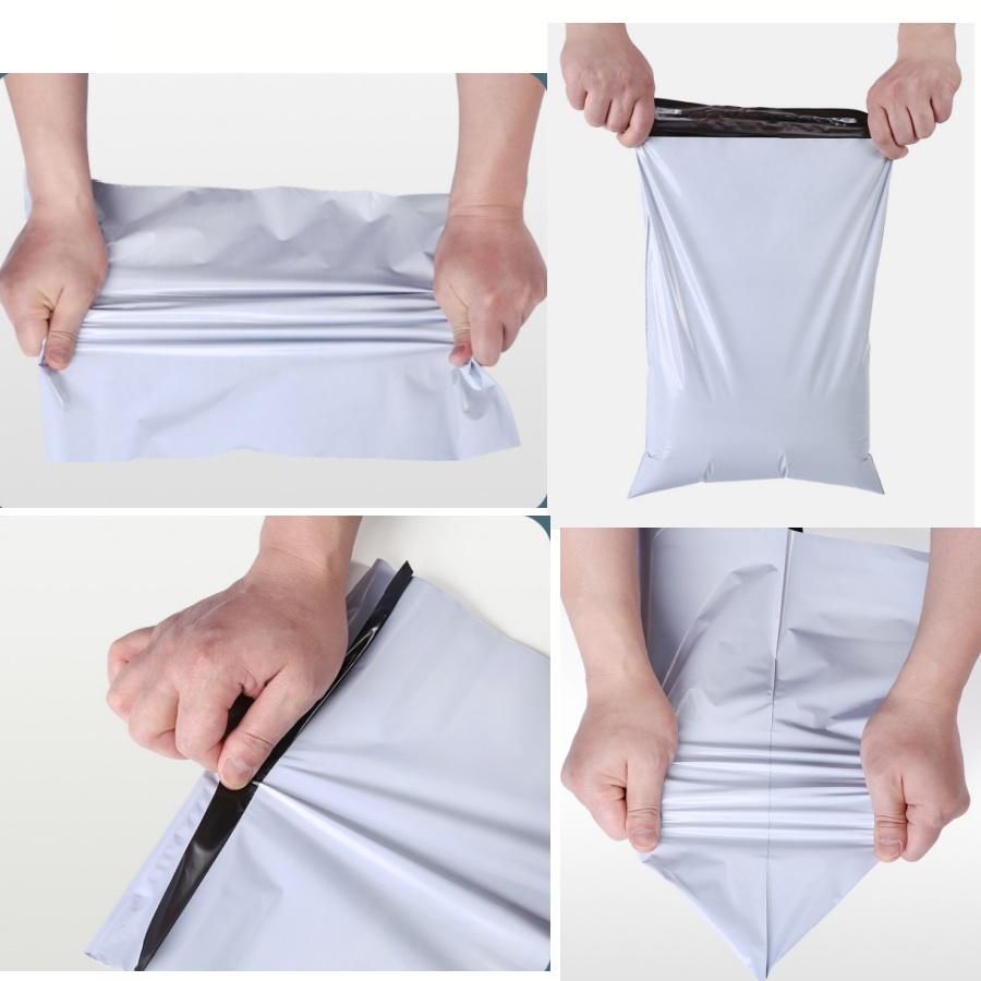 宅配ビニール袋 A3 100枚 宅配袋 透けない ワンタッチテープ 強力