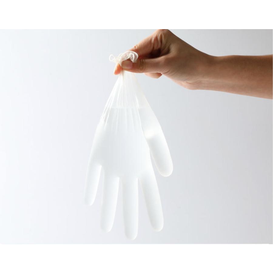 【100箱×100枚】プラスチック手袋 プラスチックグローブ PVCグローブ PVC手袋 使い捨て手袋 ビニール手袋 S/M/L プラスチックグローブ最安値 粉なしの画像