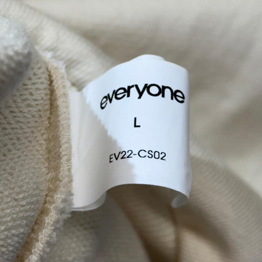everyone エブリワン RAGLAN SLEEVE SWEATSHIRTS ラグランスウェット L アイボリー 15073 everyone エブリワン RAGLAN SLEEVE SWEATSHIRTS ラグランスウェット L