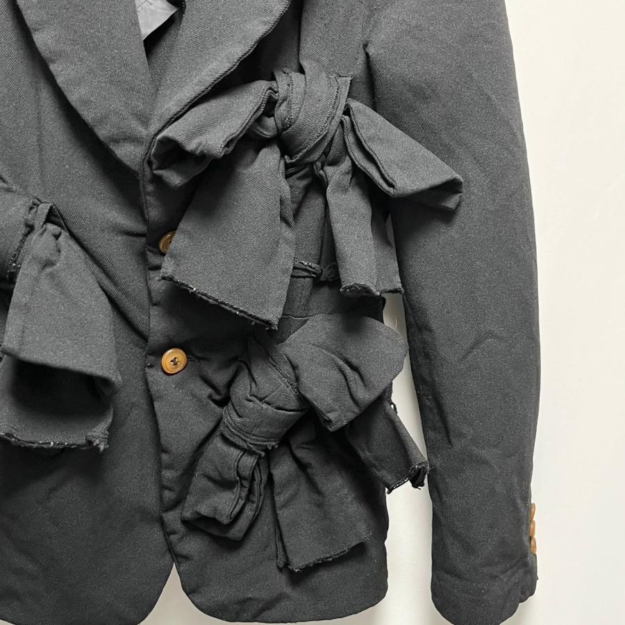 COMME des GARCONS コムデギャルソン 13AW ポリエステル縮絨加工リボン 