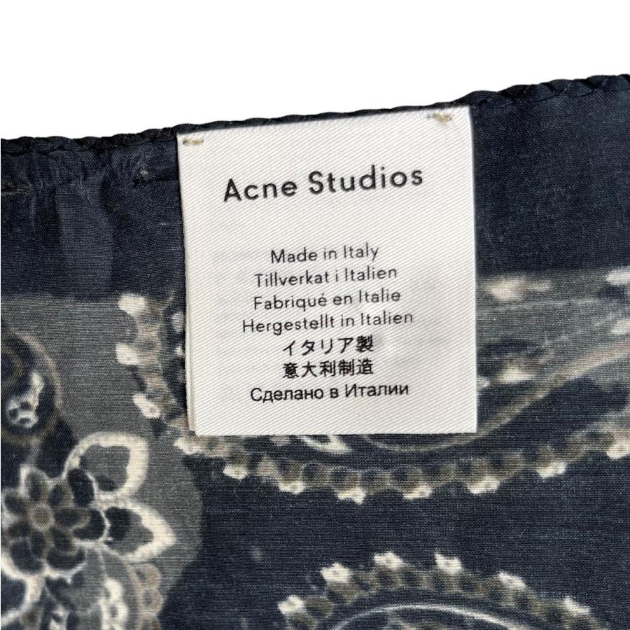 Acne Studios アクネストゥディオズ コットンシルクペイズリー Acne Studios アクネストゥディオズ コットンシルクペイズリー