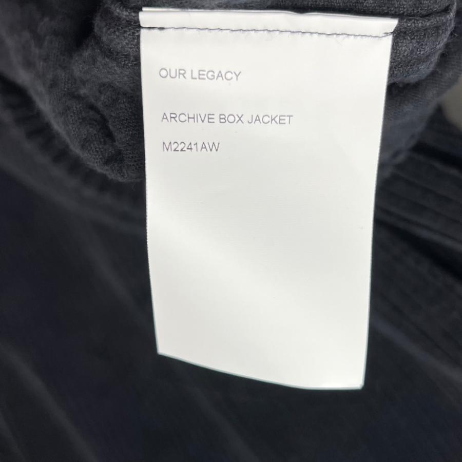 OUR LEGACY アワーレガシー ARCHIVE BOX JACKET コーデュロイ OUR LEGACY アワーレガシー ARCHIVE BOX JACKET コーデュロイ