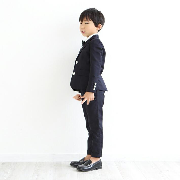 2867Z 美品 スムージー 男の子 キッズスーツ 4点セット 半ズボン 120 Smoothy（スムージー） キッズ スーツ セットアップ ロング フォーマル