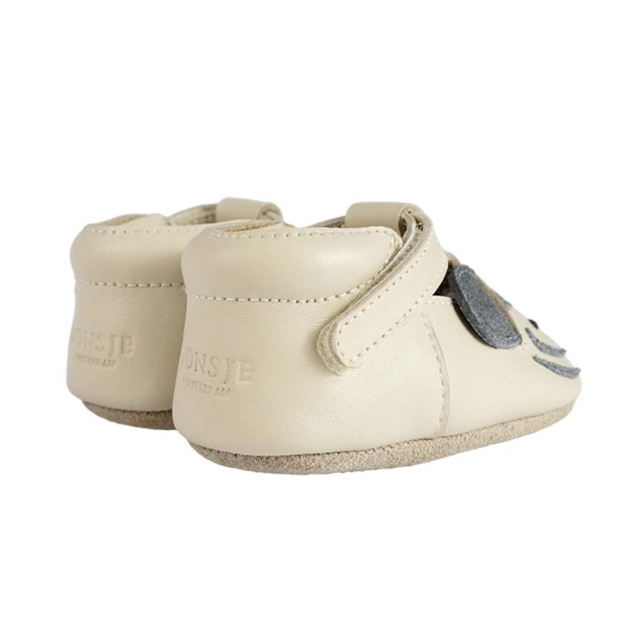 シューズ ベビー ファーストシューズ ホワイトタイガー レザー アニマルシューズ ドンシェ 本革 Spark Special Shoes White Tiger DONSJE【国内正規品】1003014の画像
