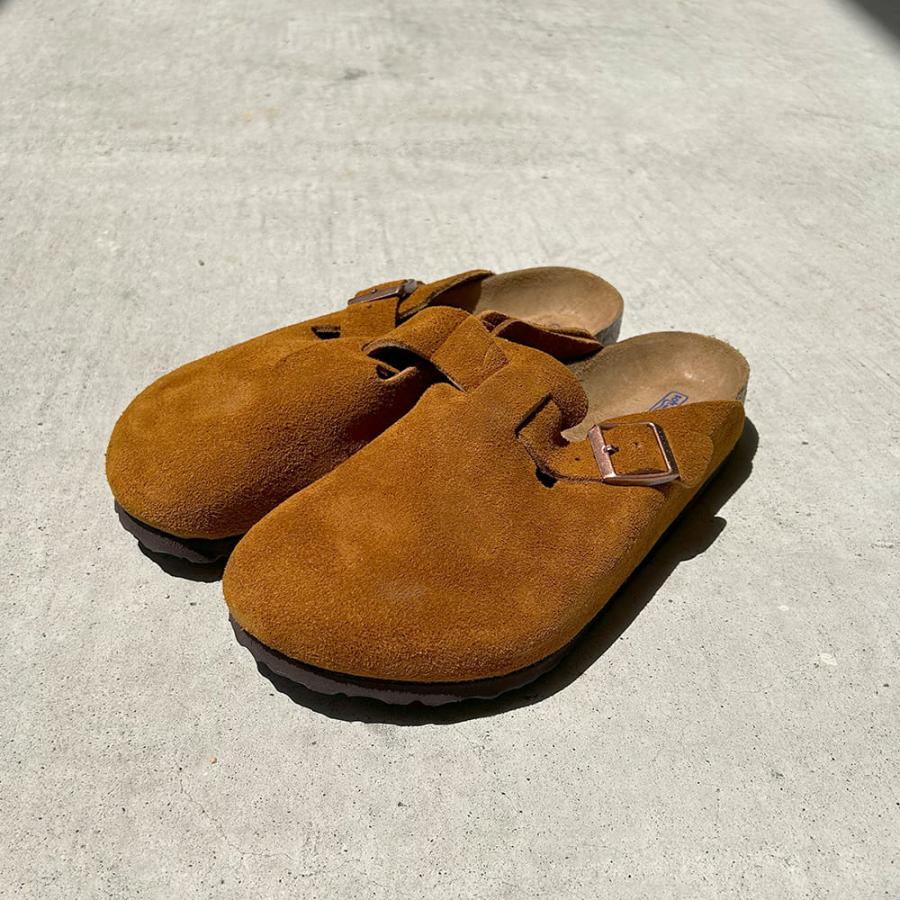 BIRKENSTOCK ビルケンシュトック ボストン スエードサボ メンズ