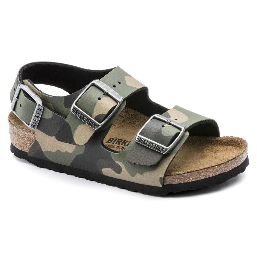 ビルケンシュトック キッズ ヴィンテージカーキ　星柄22cm BIRKENSTOCK（ビルケンシュトック） サンダル キッズ ミラノ