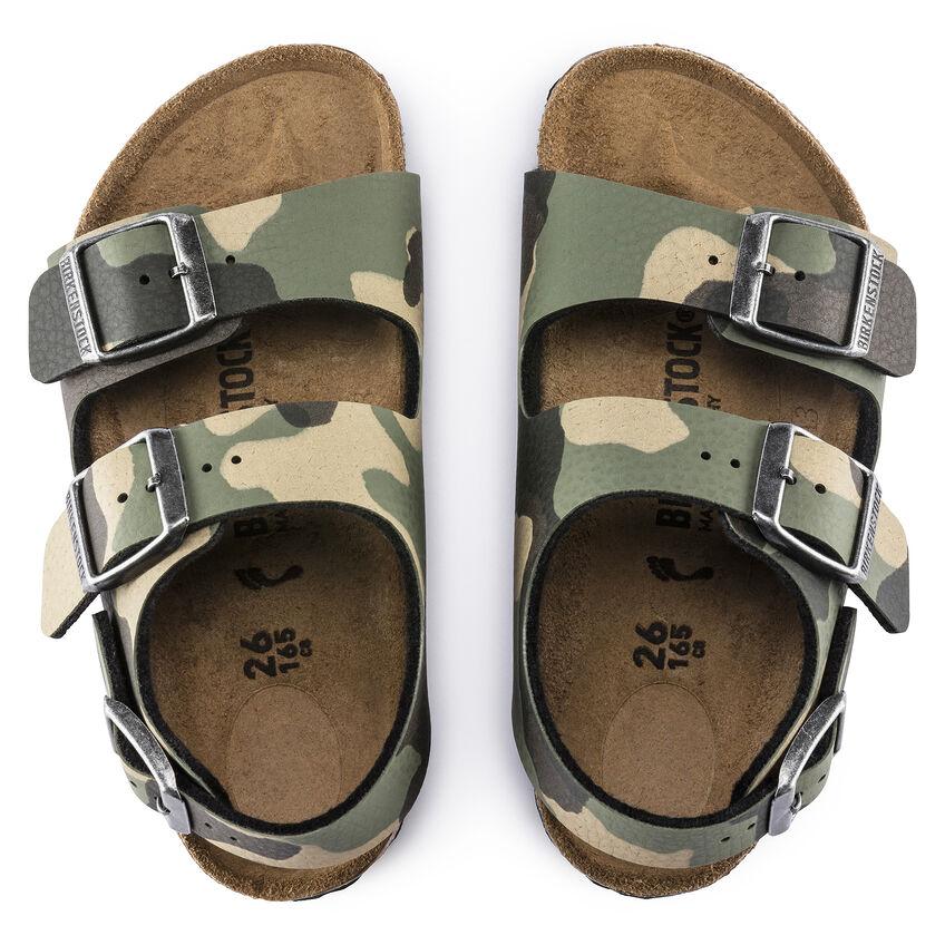 ビルケンシュトック キッズ ヴィンテージカーキ　星柄22cm BIRKENSTOCK（ビルケンシュトック） サンダル キッズ ミラノ