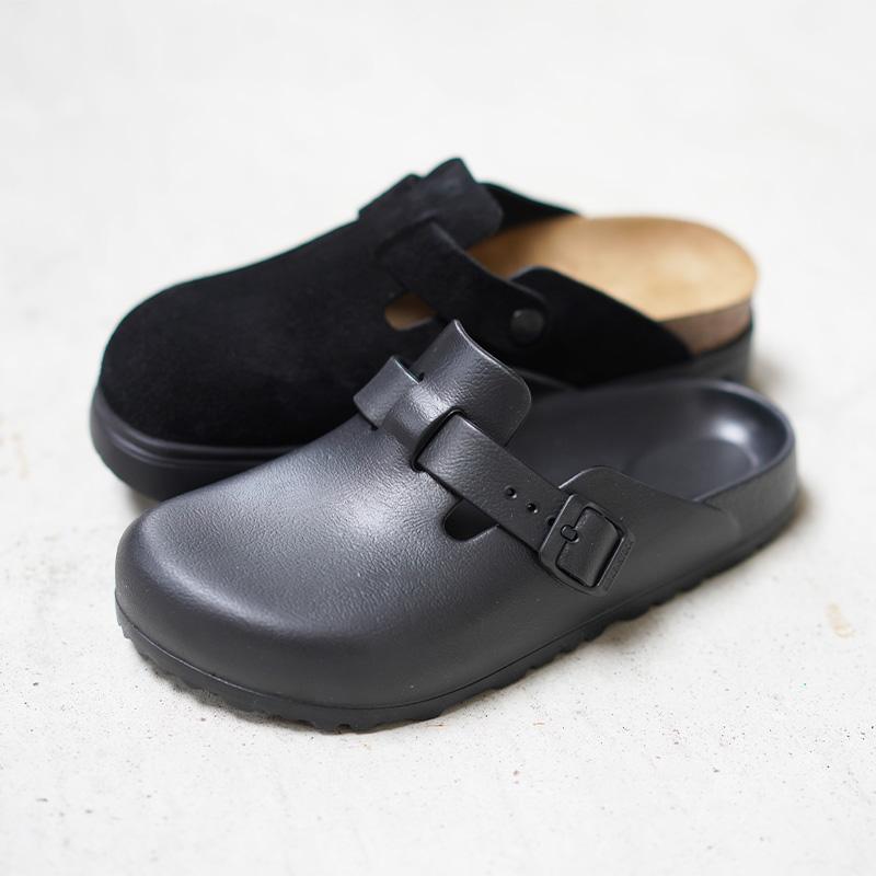 極美品 パピリオ ビルケンシュトック ボストン チャンキー 26 厚底 黒 BIRKENSTOCK（ビルケンシュトック） パピリオ ボストン チャンキー