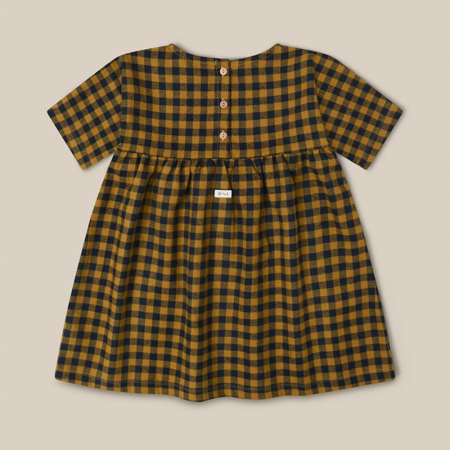 ワンピース キッズ ベビー オーガニックズー ギンガムチェック Organic