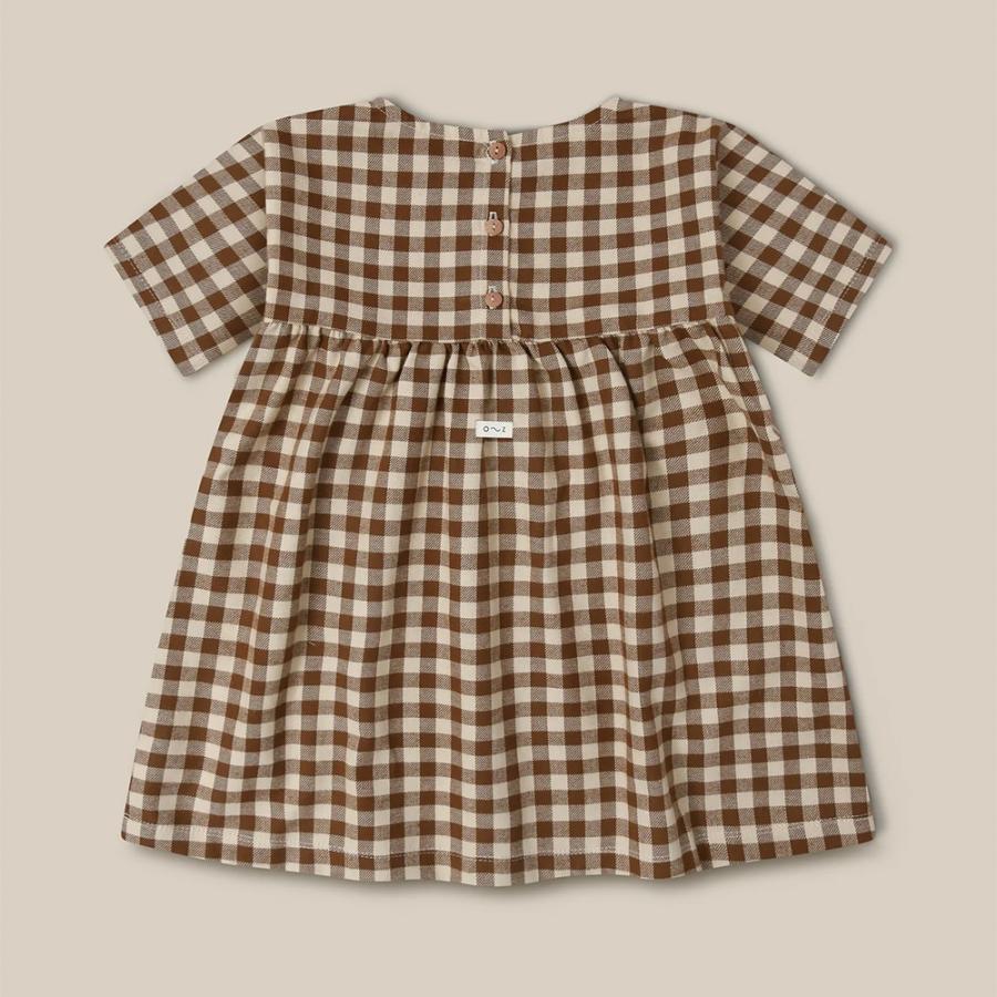 ワンピース キッズ ベビー オーガニックズー ギンガムチェック Organic
