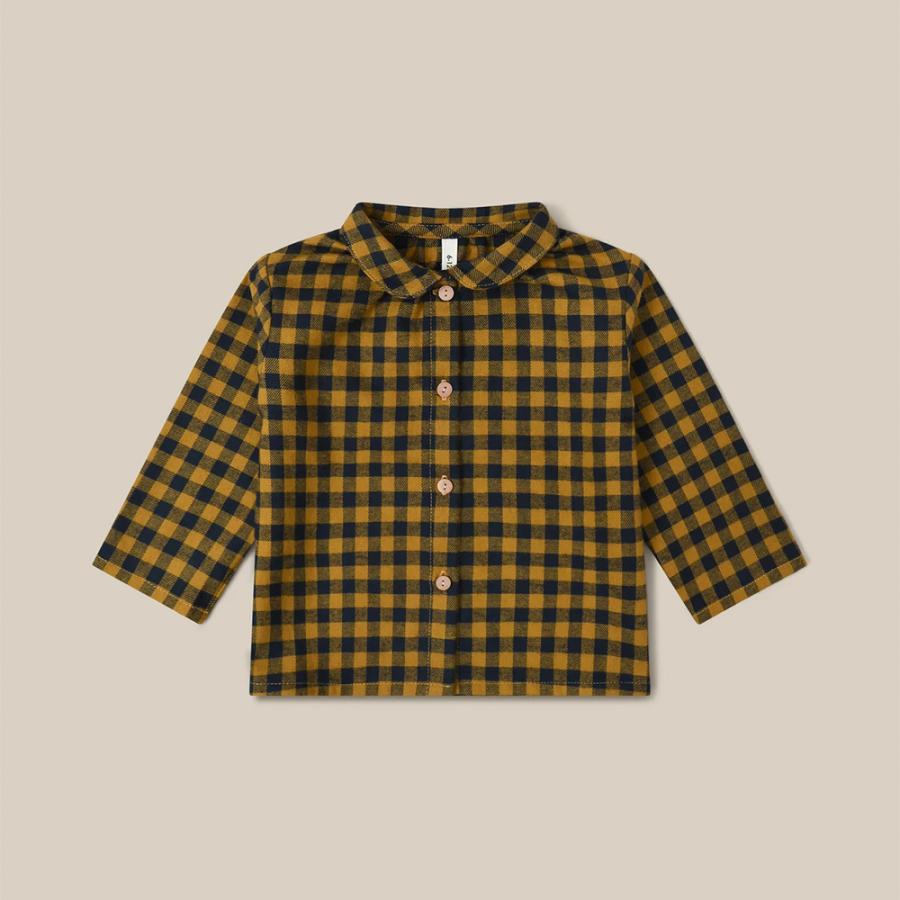 シャツ ブラウス ギンガムチェック キッズ オーガニックズー Organic