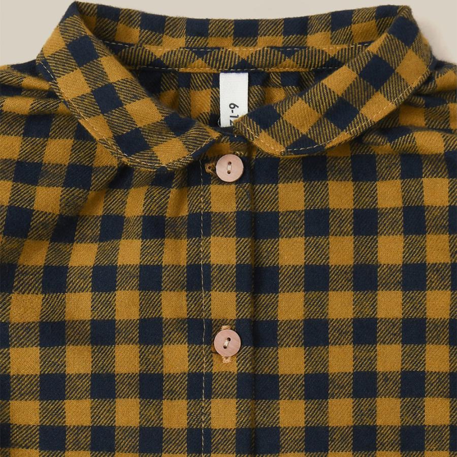 シャツ ブラウス ギンガムチェック キッズ オーガニックズー Organic 