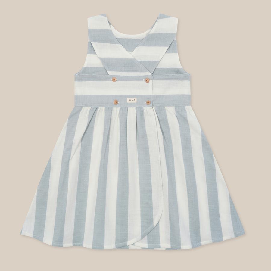 ワンピース ベビー オーガニックズー Organic Zoo Sardine Stripes